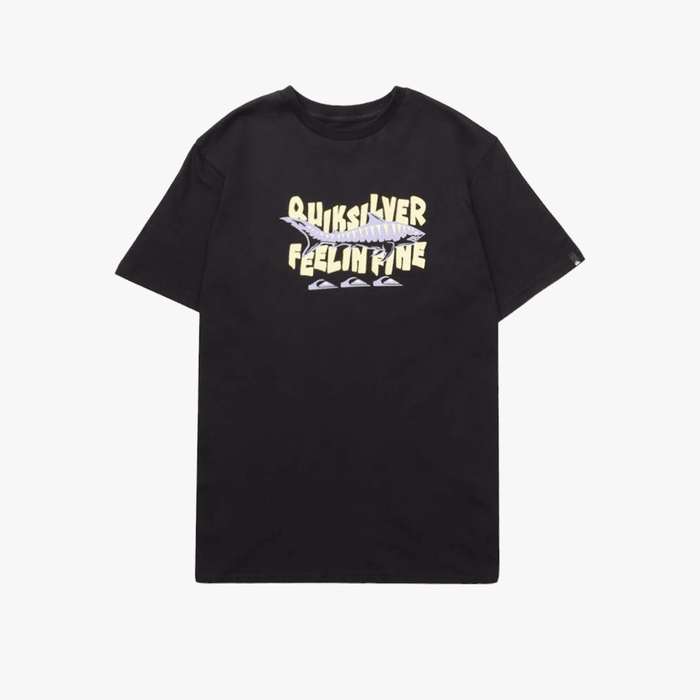 Quiksilver Boys Chum Bucket Short Sleeve Tee Anthracite Black | Quiksilver