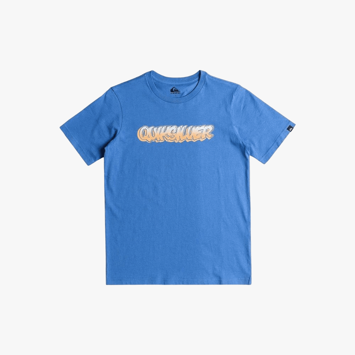 Quiksilver Boys Drop Shadows Short Sleeve Tee Nebulus Blue | Quiksilver