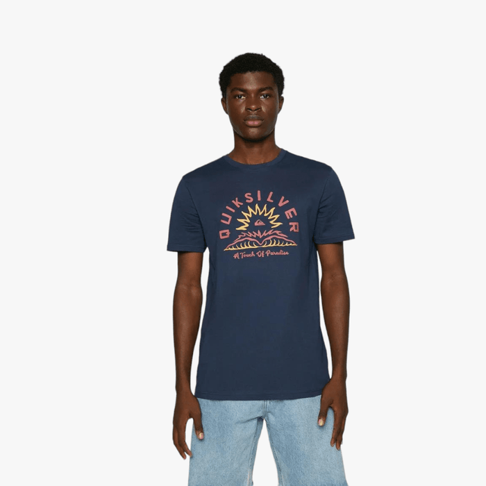 Quiksilver Boys Touch Of Paradise Short Sleeve Tee Black Quiksilver
