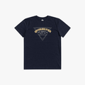Quiksilver Mens Cloud Busting Short Sleeve Tee Navy Blazer | Quiksilver