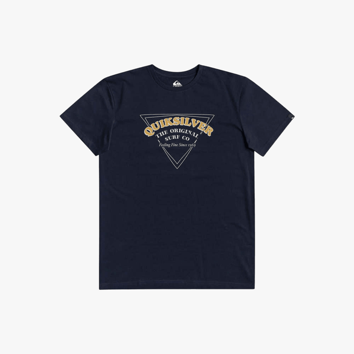 Quiksilver Mens Cloud Busting Short Sleeve Tee Navy Blazer | Quiksilver