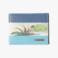 Quiksilver Mens Freshness Trifold Wallet Blue Island Quiksilver