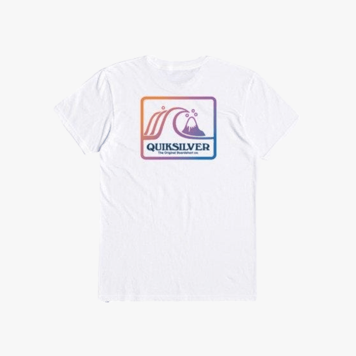 Quiksilver Mens Late Drop Short Sleeve Tee White | Quiksilver
