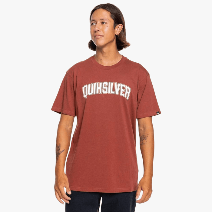 Quiksilver Mens Scholarship Short Sleev Tee Henna | Quiksilver