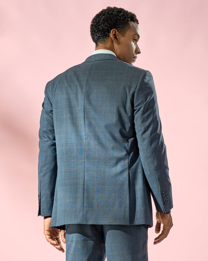 Regular Fit Navy Three-Piece Suit