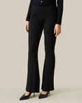 Ribbed Bootcut Pants