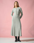 Ribbed Knit Cotton Dress