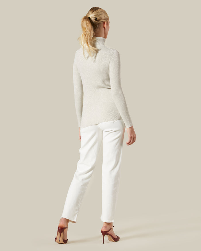 Ribbed Knit Cut-out Top
