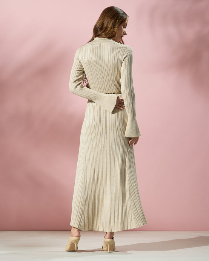 Ribbed Knit Maxi Dress