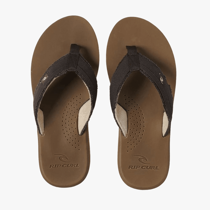 Ripcurl Mens Reactor Open Toe Sandal Brown Tan | Ripcurl