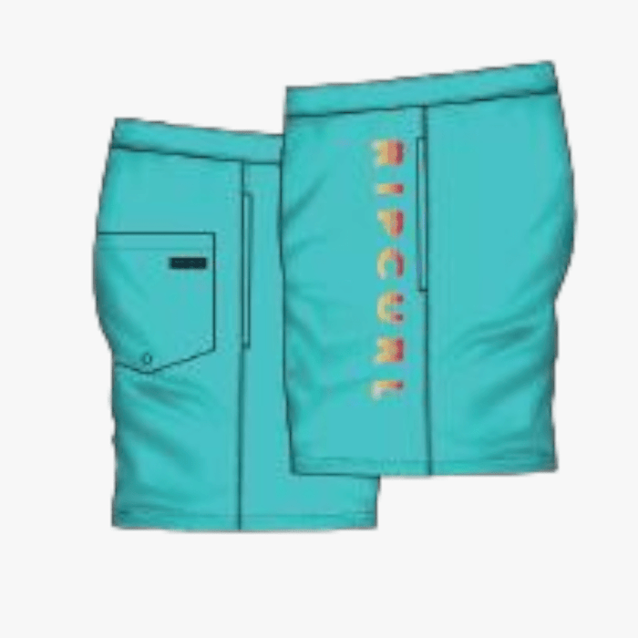Ripcurl Mens Revived Circle Water Shorts Turquoise Ripcurl