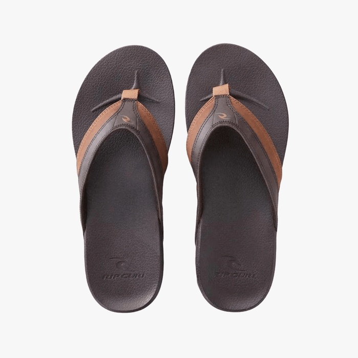 Ripcurl Mens Soft Open Toe Sandal Brown Tan | Ripcurl