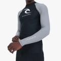 Ripcurl Mesn Corp Arm Long Sleeve Rash Vest Black Ripcurl