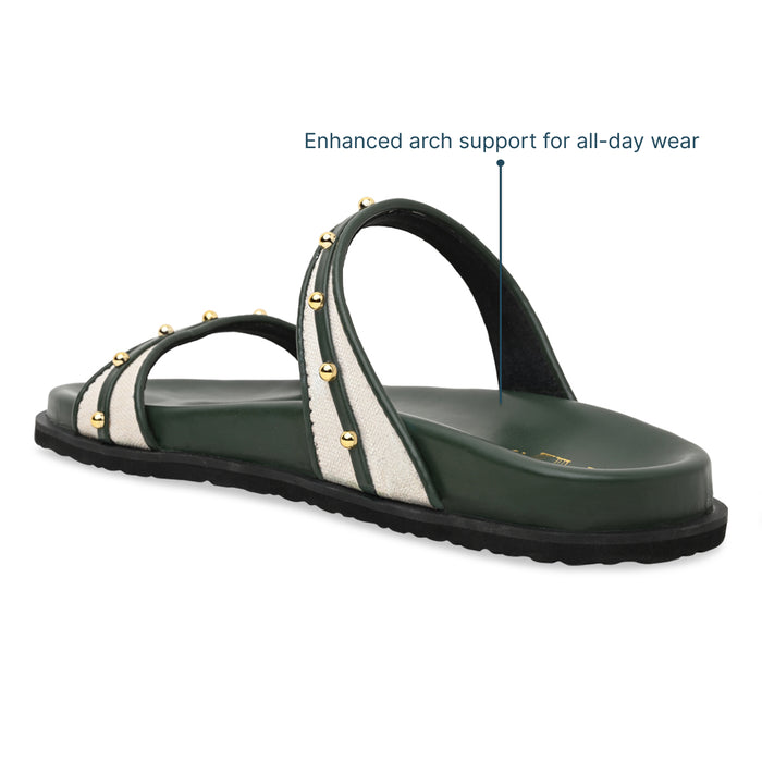 Rivet Canvas Olive Slider