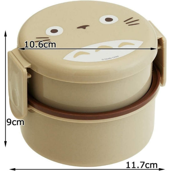 Round Totoro Bento Box - Stackable Delights from Japan