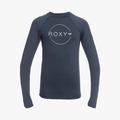 Roxy Girls Beach Classic Long Sleeve Rash Vest Mood Indigo | Roxy