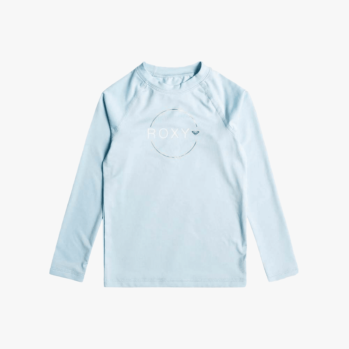 Roxy Girls Beach Classic Long Sleeve Rashvest Cool Blue | Roxy