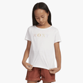 Roxy Girls Day & Night B Short Sleeve Tee Snow White Roxy