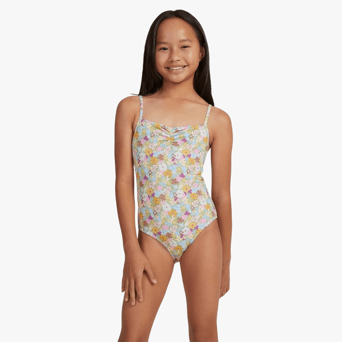 Roxy Girls Nostalgic Seaside One Pc Swim Suit | Roxy