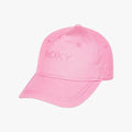 Roxy Womens Dear Beliver baseball cap in Sachet Pink, featuring an embroidered Roxy logo on the front, captured in a clear