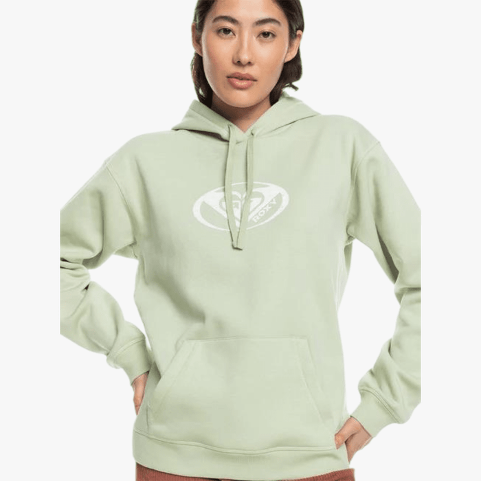 Roxy Womens Surf Stoked Hoodie Brushed A Laurel Green Roxy