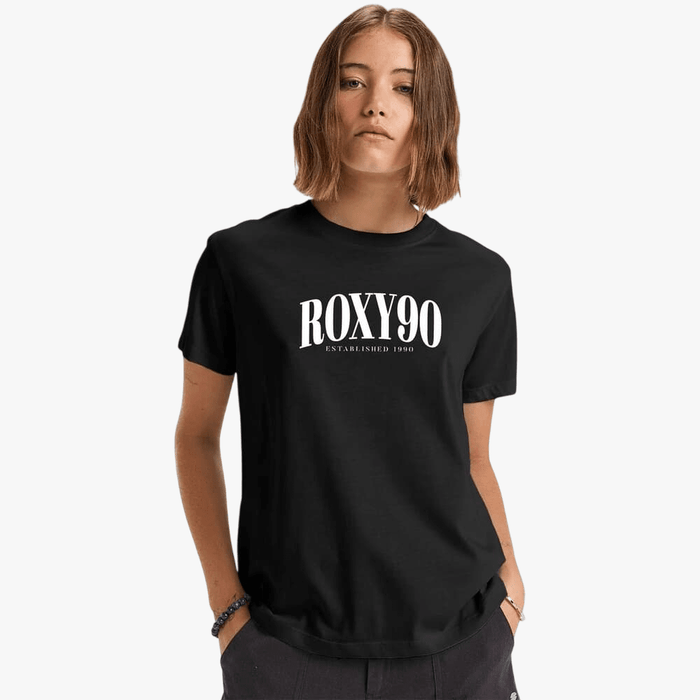 Roxy Womens Surf Stoked Short Sleeve Tee Black | Roxy