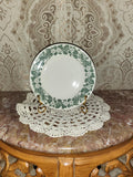 Royal China Underglaze "Old English Green" Bread Plate 6.25"