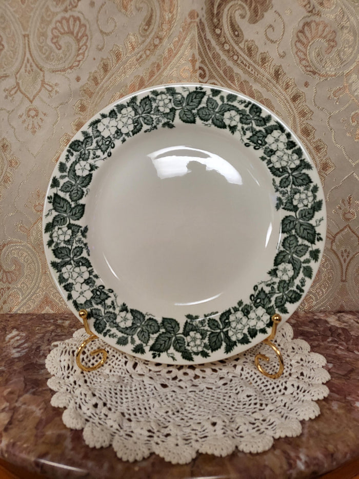 Royal China Underglaze "Old English Green" Dinner Plate - 10" K52