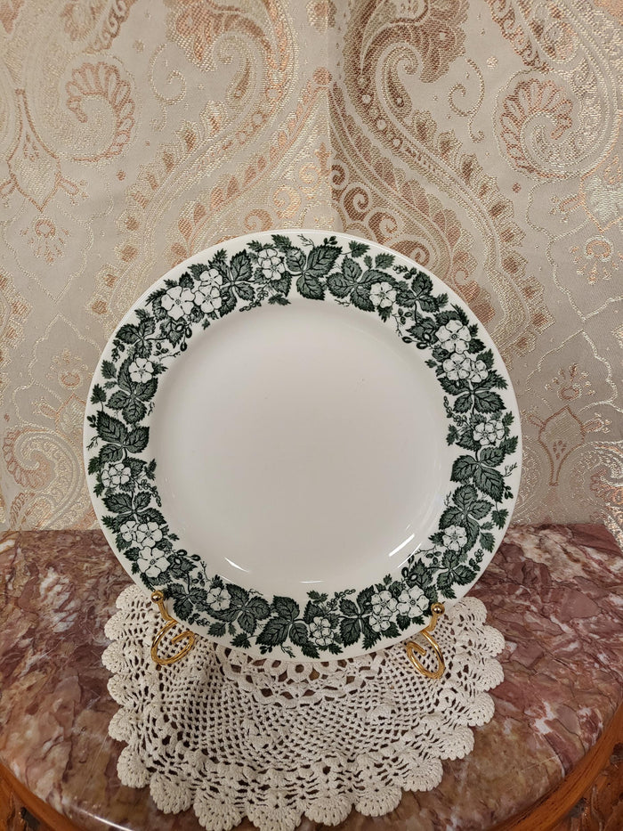 Royal China Underglaze "Old English Green" Dinner Plate - 10" K52