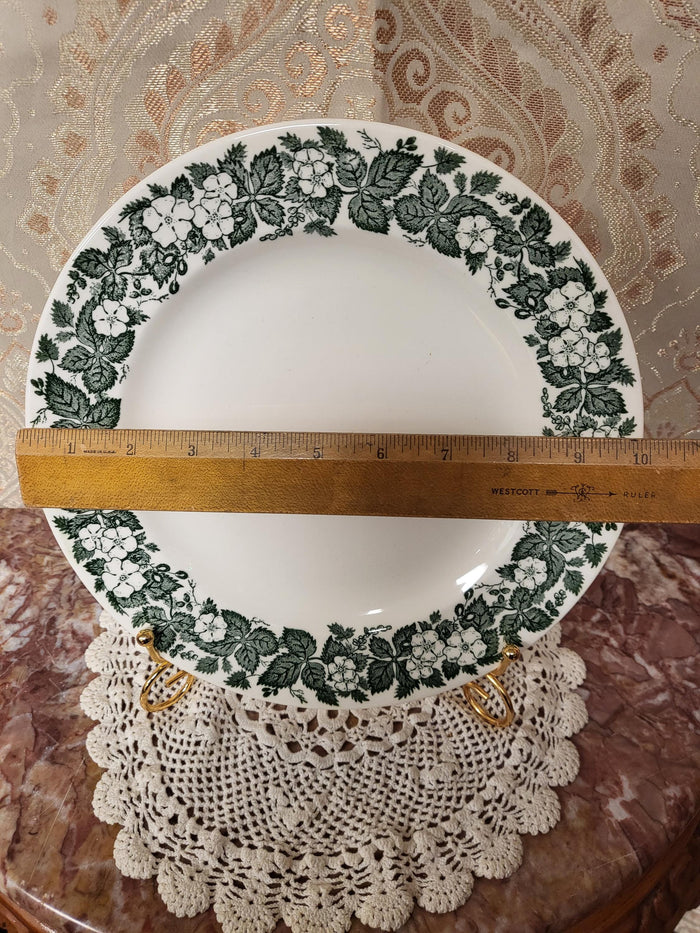 Royal China Underglaze "Old English Green" Dinner Plate - 10" K52