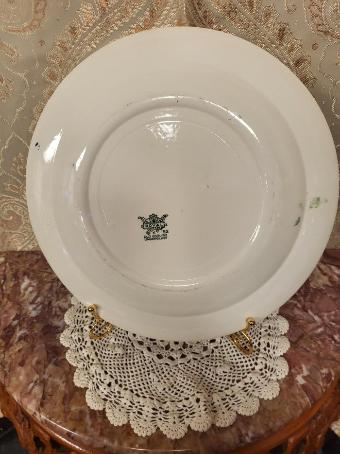 Royal China Underglaze "Old English Green" Large Serving Plate - 12" K52