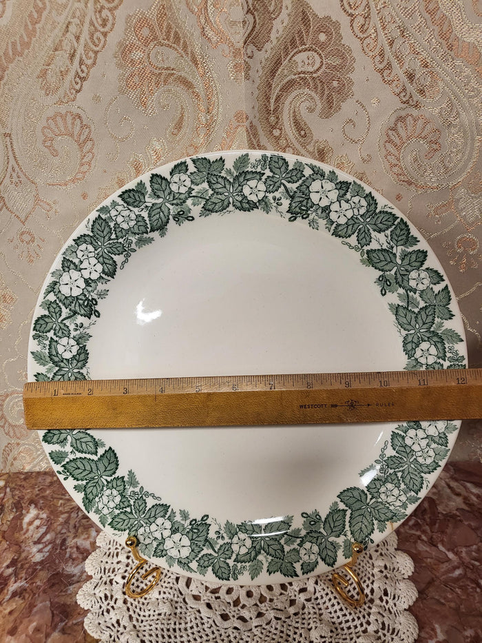 Royal China Underglaze "Old English Green" Large Serving Plate - 12" K52