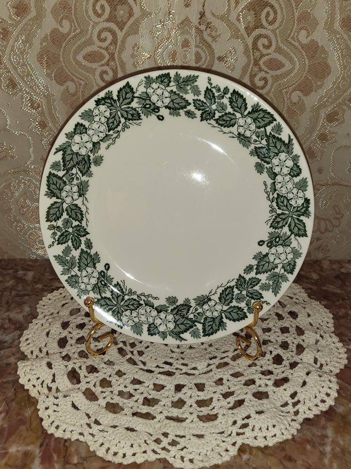 Royal China Underglaze "Old English Green" Lunch Plate 7"