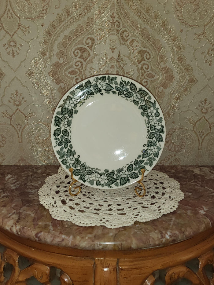 Royal China Underglaze "Old English Green" Lunch Plate 7"