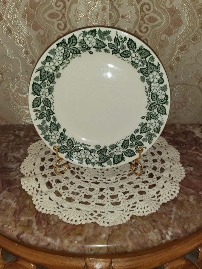 Royal China Underglaze "Old English Green" Lunch Plate 7"