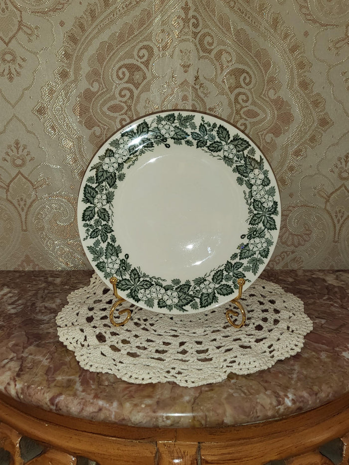 Royal China Underglaze "Old English Green" Lunch Plate 7"