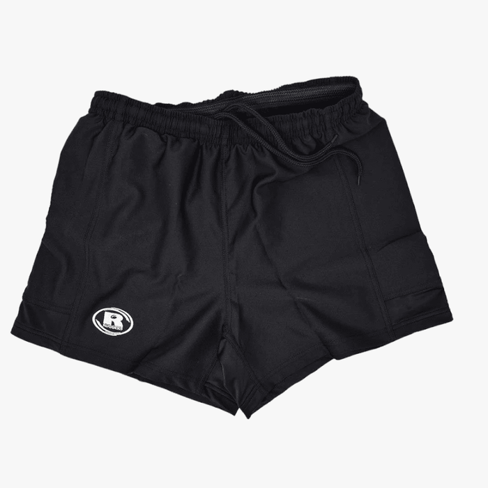 Ruggers Boys Rugby Shorts Black Ruggers