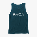Rvca Boys Big Rvca Tank Vest Duck Blue | Rvca