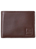 Rvca Cedar Bifold Wallet Brown Rvca