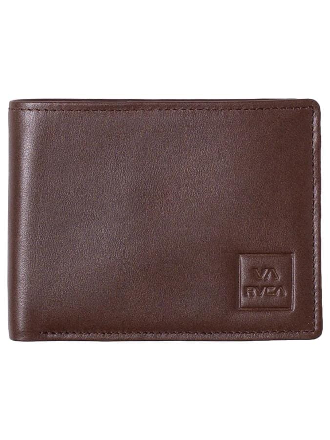 Rvca Cedar Bifold Wallet Brown Rvca