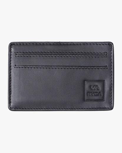 Rvca Linden Card Wallet Black Rvca