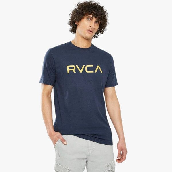 Rvca Men's Big Rvca Short Sleeve Tee Navy | Rvca