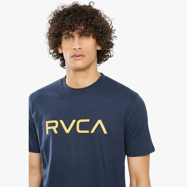 Rvca Men's Big Rvca Short Sleeve Tee Navy | Rvca