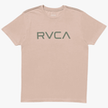 Rvca Mens Big Rvca Short Sleeve Tee Pale Mauve | Rvca