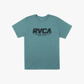 Rvca Mens Copy Short Sleeve Tee Pine Grey | Rvca