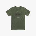 Rvca Mens Goal Short Sleeve Tee Olive | Rvca