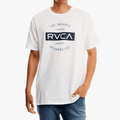 Rvca Mens Goal Short Sleeve Tee White | Rvca