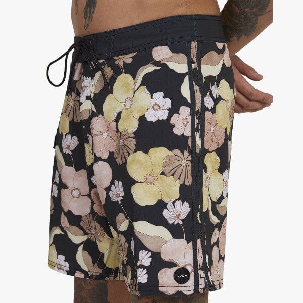 Rvca Men's Restless Trunk Boardshorts Midnight | Rvca