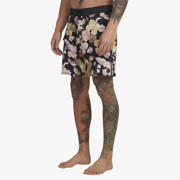 Rvca Men's Restless Trunk Boardshorts Midnight | Rvca