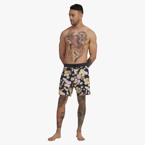 Rvca Men's Restless Trunk Boardshorts Midnight | Rvca